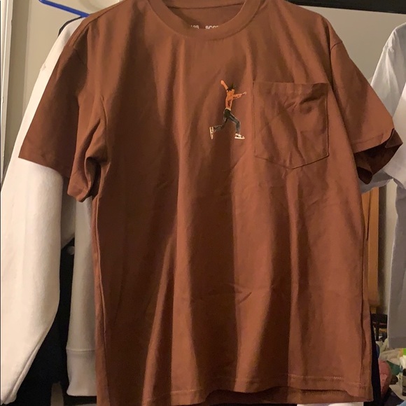 travis scott by a thread tee